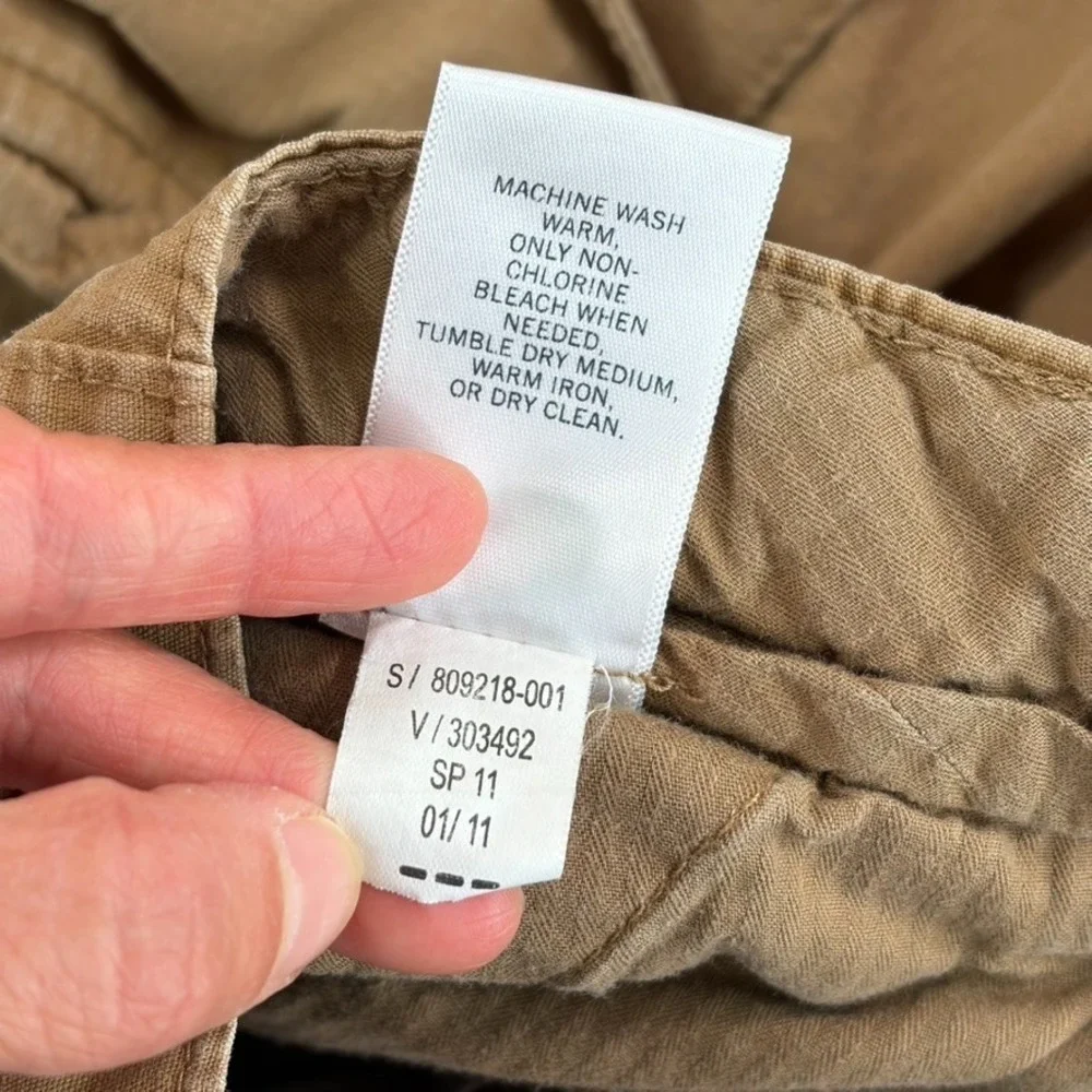 Banana Republic Cargo Shorts in Brown Ripstop Men 32x11 Safari Travel Hiking